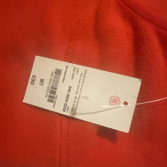 Made‎ For Life Women's Zip Up Fleece Vest Size Medium Tall - Picture 3 of 4
